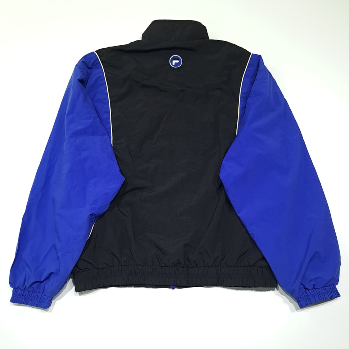 CK127 L 휠라 90s 마카오판 올드스쿨 블랙블루 자켓 상품이미지6