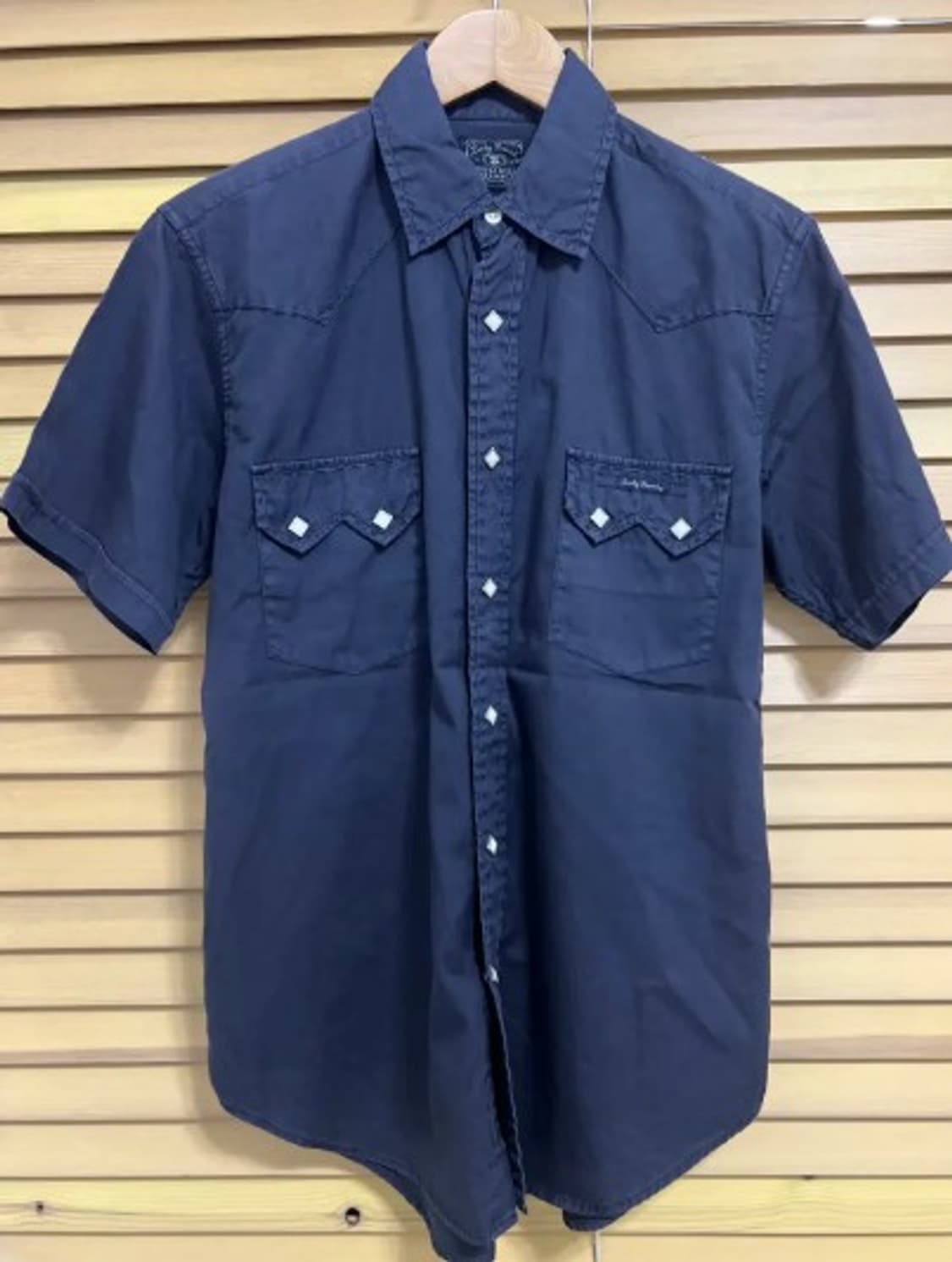 럭키브랜드 남성 코튼반팔셔츠 S 상품이미지2