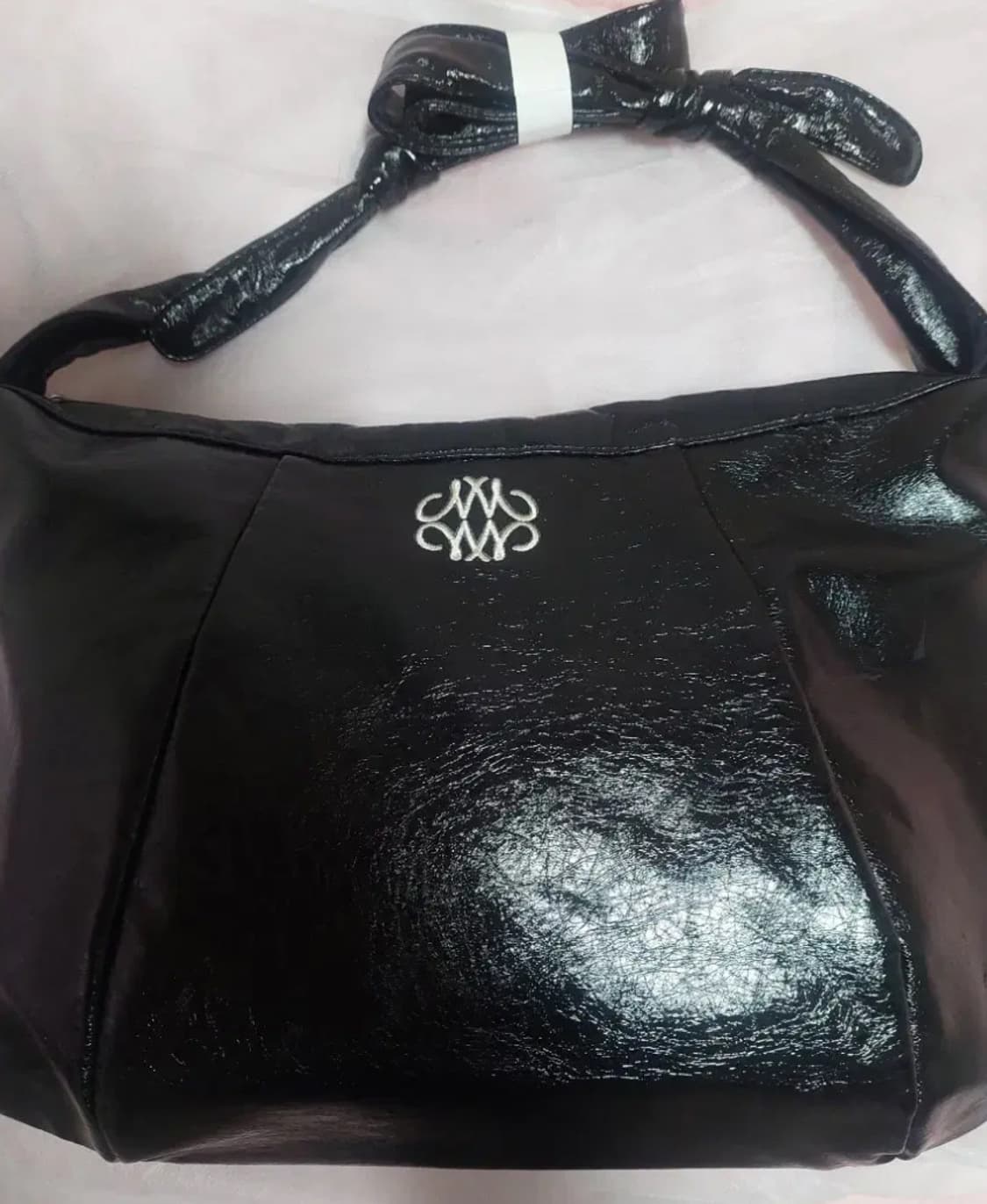 닉앤니콜 스퀘어 숄더백 블랙 상품이미지2