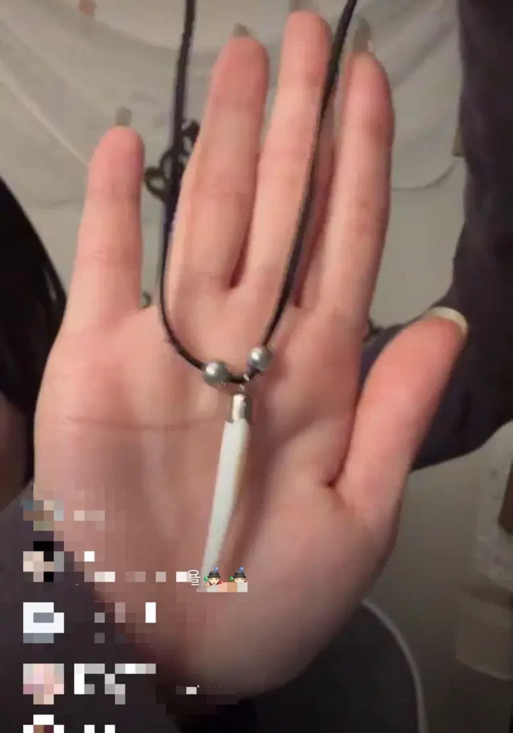 레테 빈티지 자개 목걸이 상품이미지1