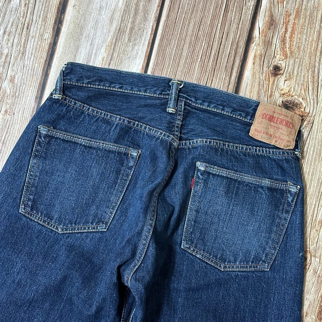 더블웍스 by 웨어하우스 Lot.DW5P 셀비지 데님 팬츠 33 사이즈 상품이미지9