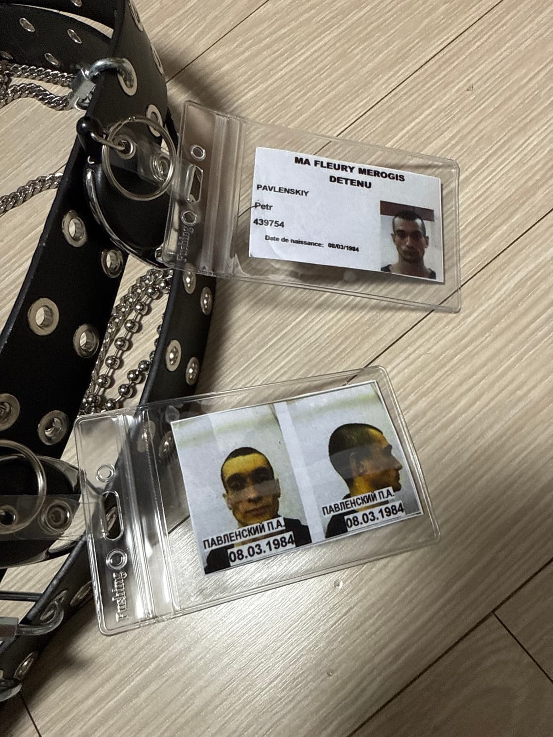 쿠쿠베베 25ss COLLISION TWINS LEATHER  BELT 상품이미지5