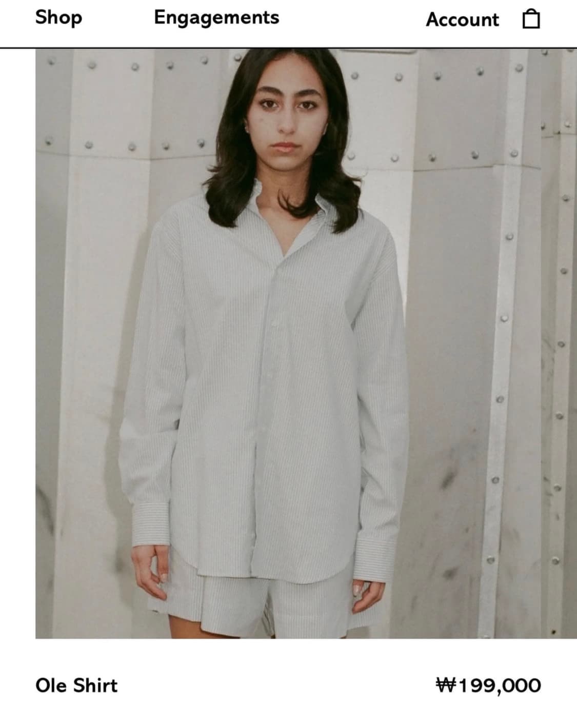 베이스레인지 올레 스트라이프 오가닉면 100 - s 상품이미지1