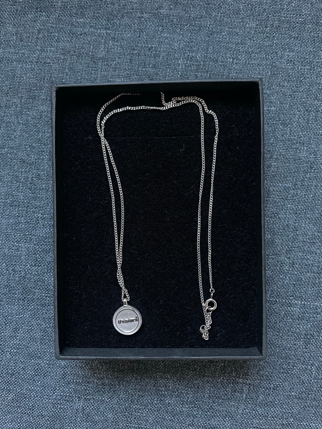 디스이즈네버댓 실버목걸이 상품이미지1