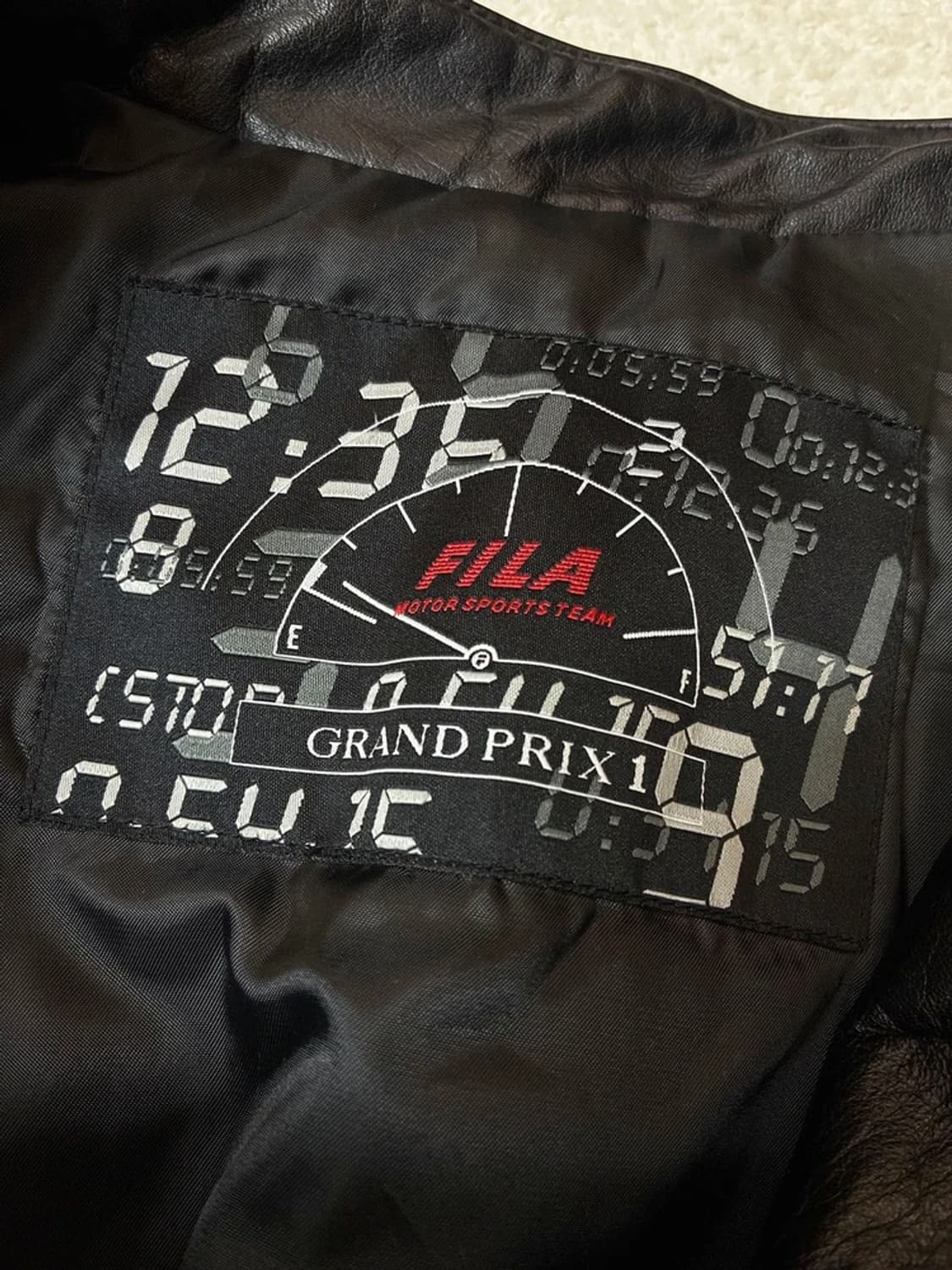 휠라 00's 레드 라인 소가죽 레이싱 자켓 PN6647 상품이미지8