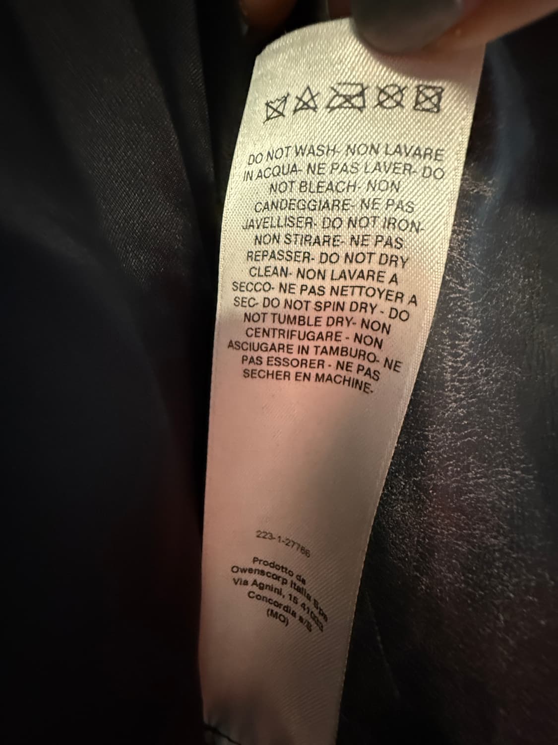 리도 가죽 자켓 ss2025 상품이미지6