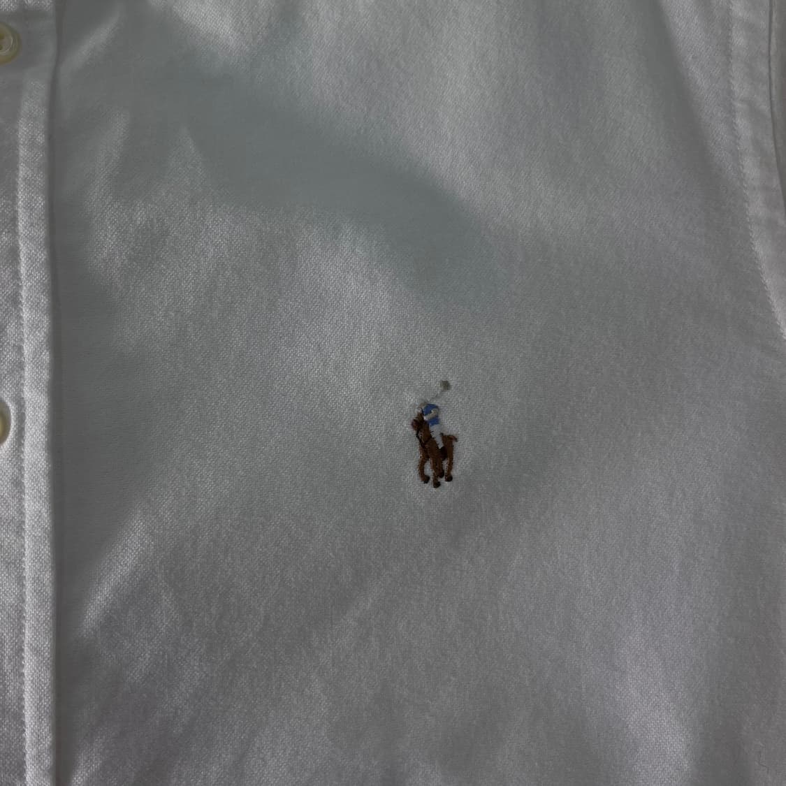 100 폴로랄프로렌 코튼 화이트 셔츠 상품이미지3