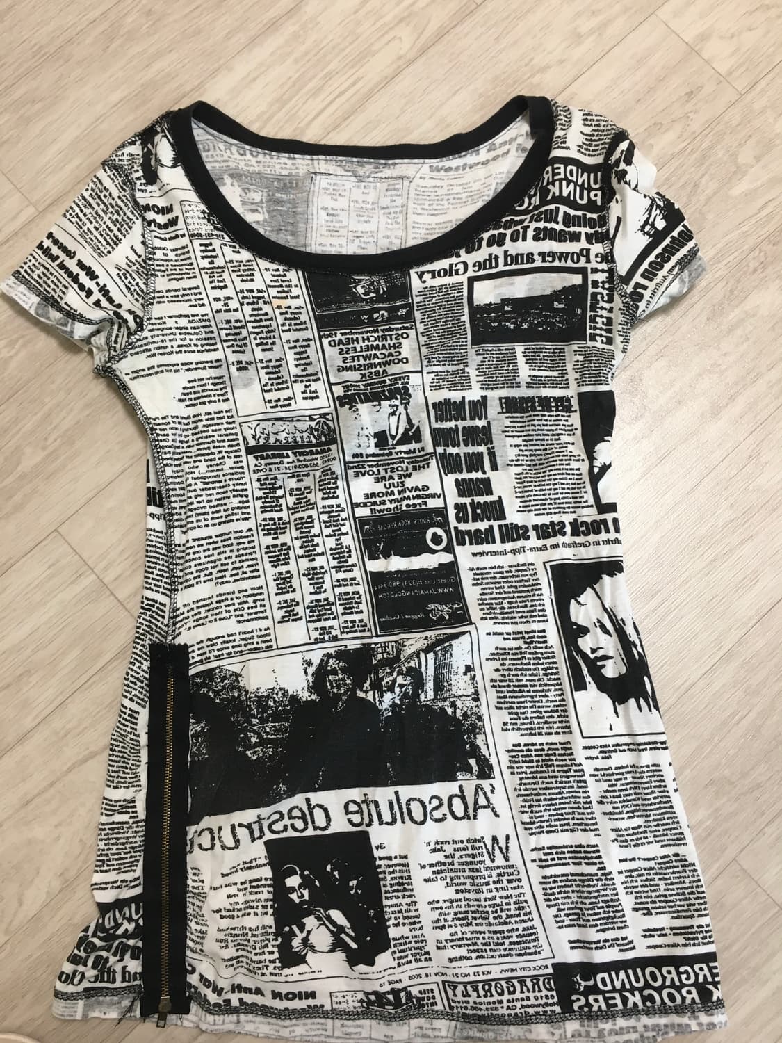 vintage lettering reversible tee 상품이미지6