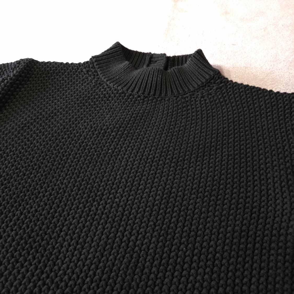 LENUEE 르누이 크로셰 하프넥 니트 탑 반팔니트 상품이미지6