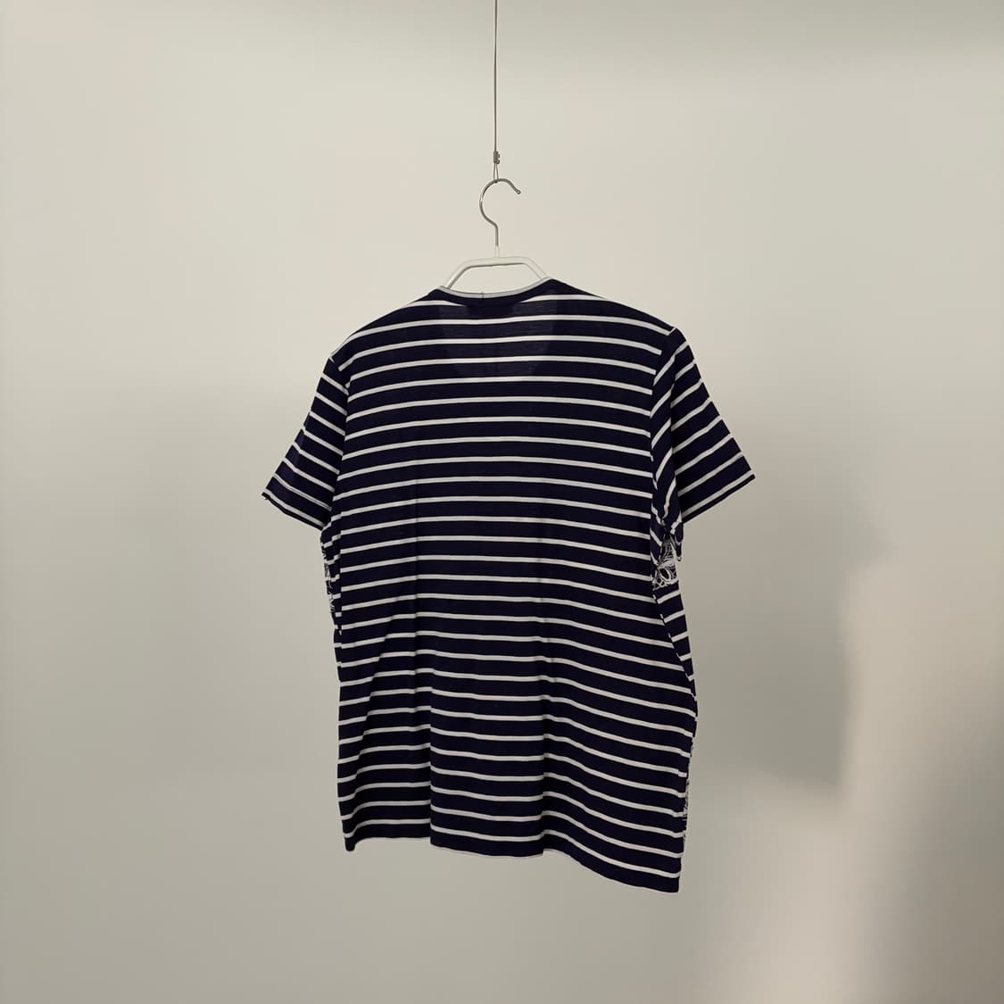 Floral Embroidered Stripe Half T 상품이미지6