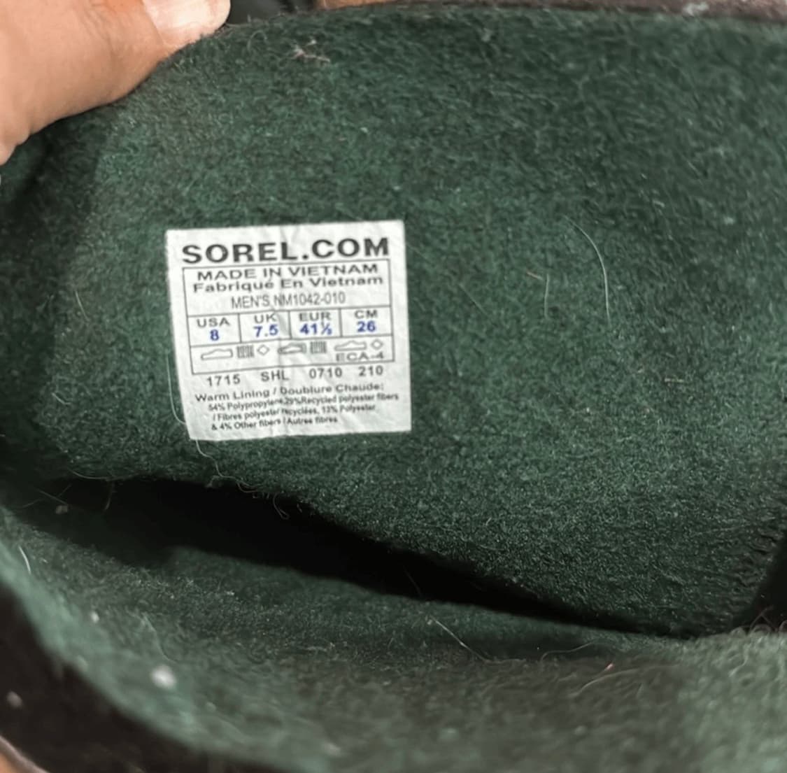 소렐 패딩부츠 UK8 (방한부츠) 상품이미지6