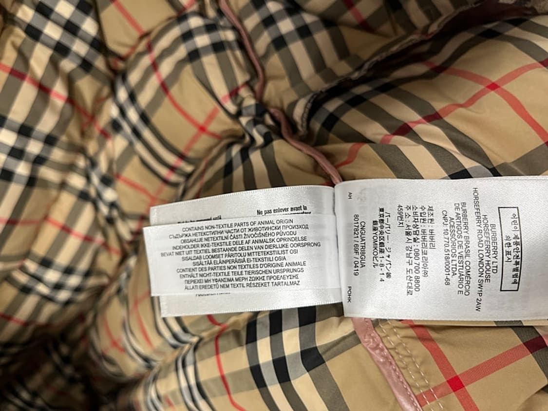 여) 버버리 신형 롱패딩  상품이미지10