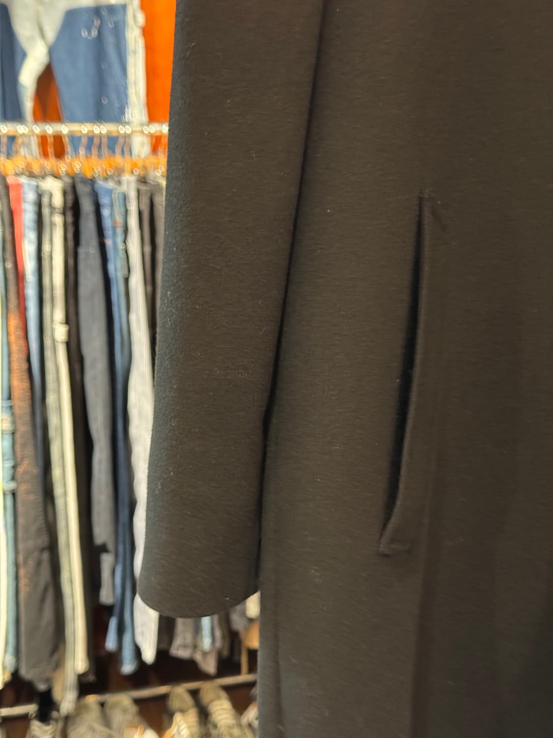 넌블랭크 캐시미어 발마칸 코트 블랙 M 상품이미지3