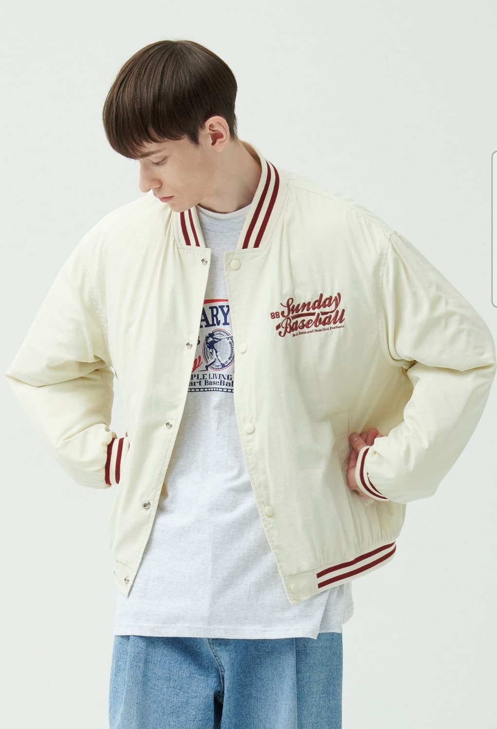 어반디타입 패딩 바시티 상품이미지1