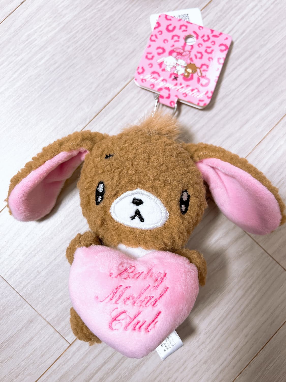 베이비메탈 스핀즈 슈가바니즈 쿠로우사 마스코트 키링 상품이미지1