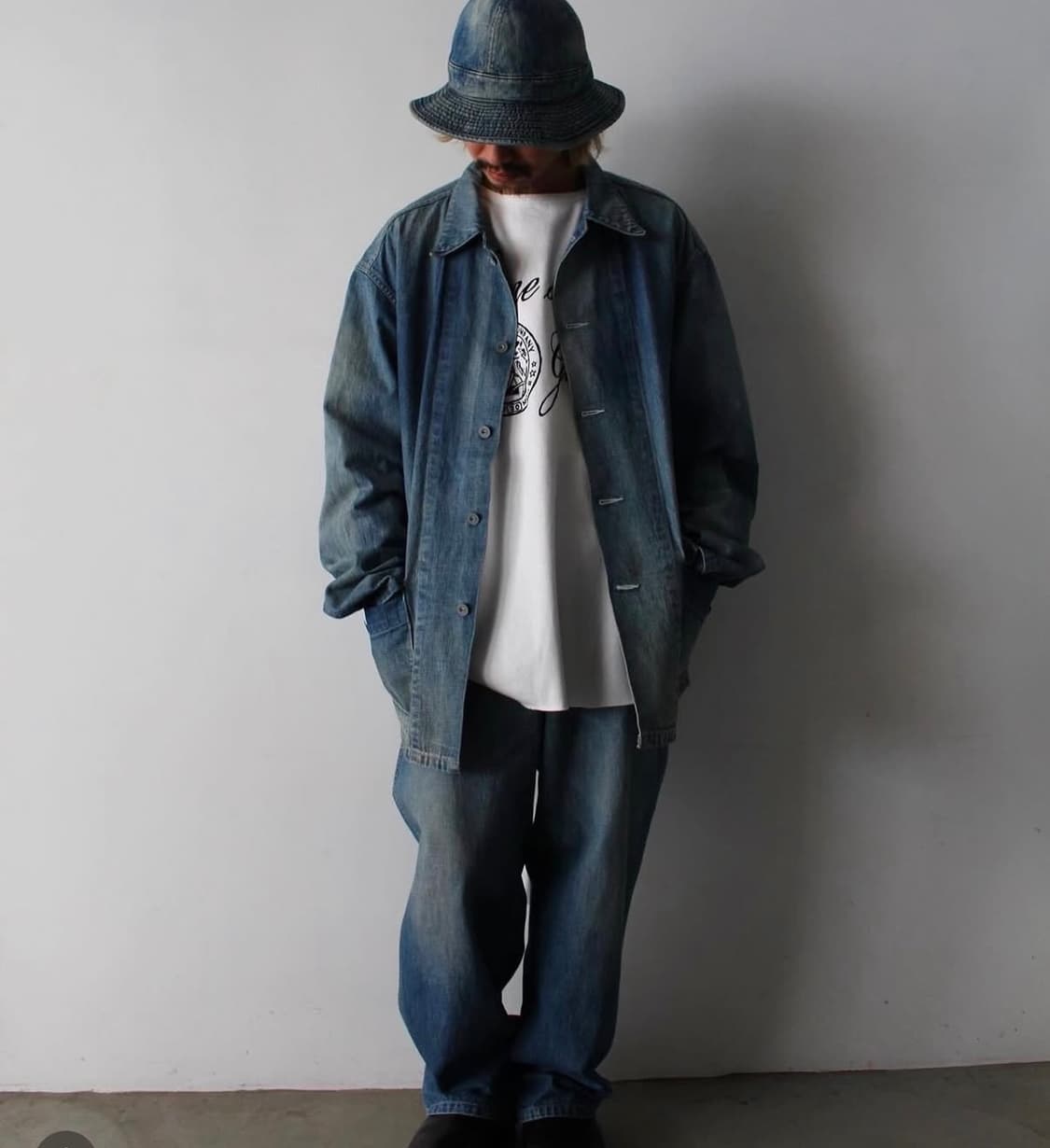 바우와우 24SS Bowwow US Army M40 데님 커버올 자켓 L 상품이미지5