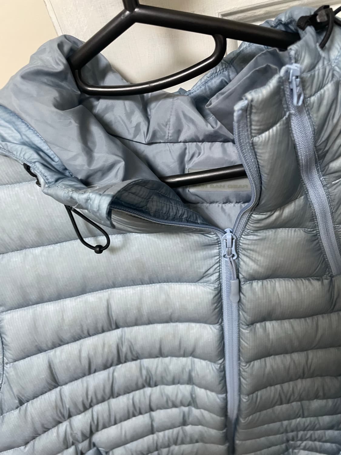 산산기어 서픽스 푸퍼 자켓 스카이 블루 24FW 2사이즈  상품이미지3