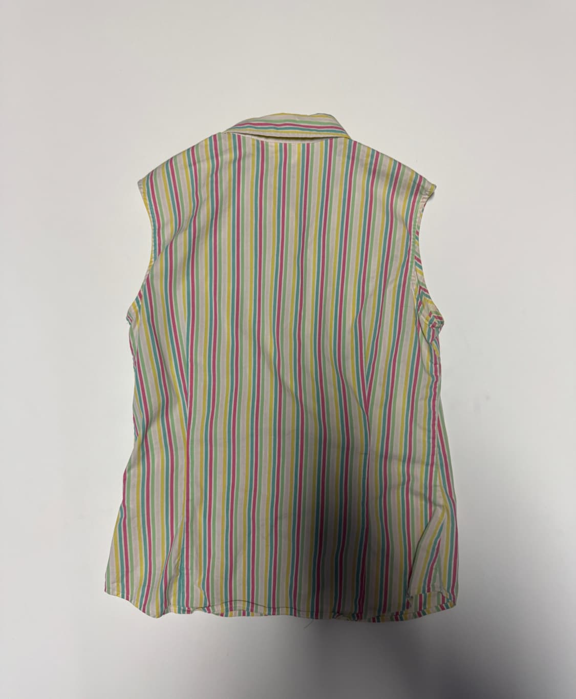 여성 라코스테 레트로 빈티지 스트라이프 나시 셔츠 상품이미지2