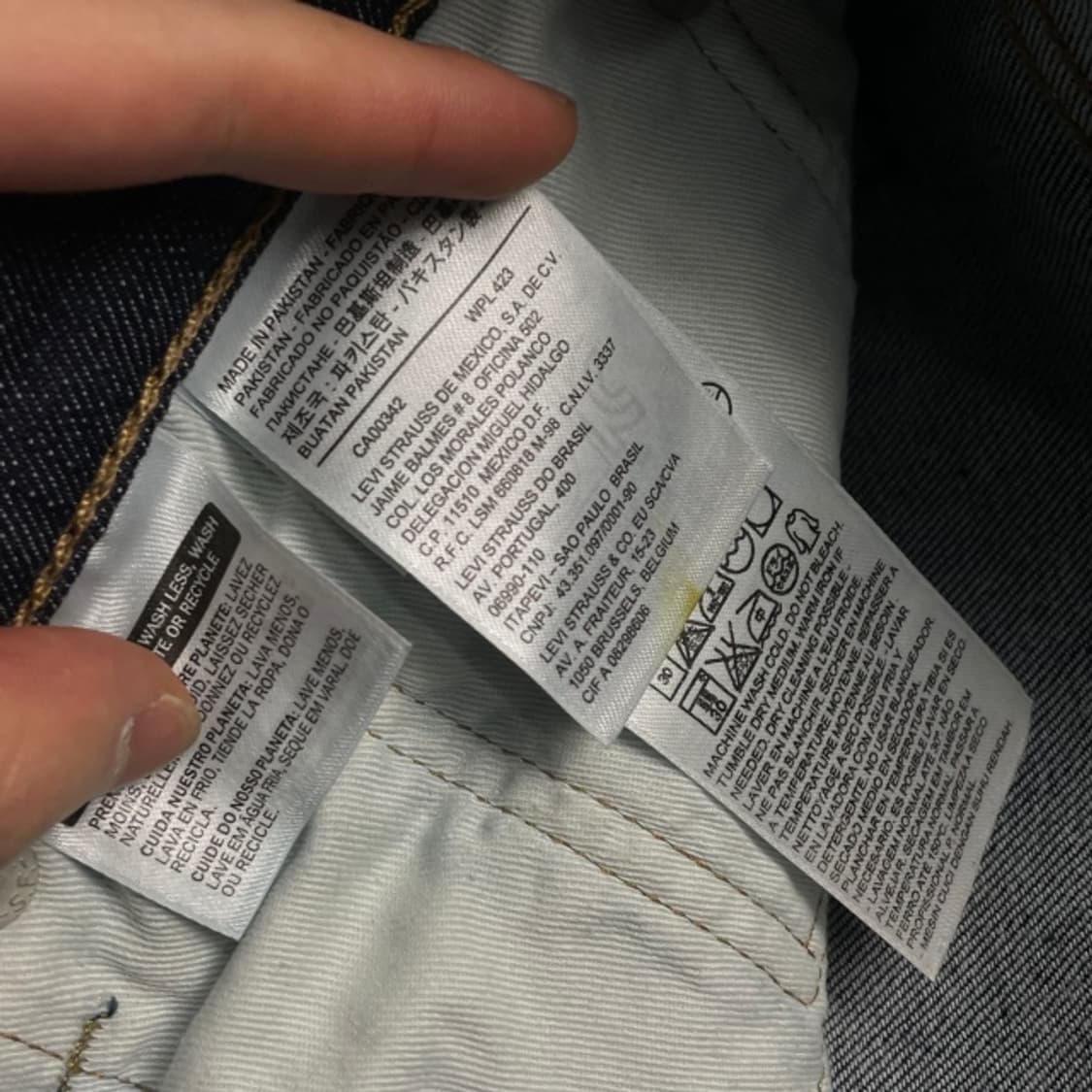 34 리바이스 511 청바지 상품이미지3