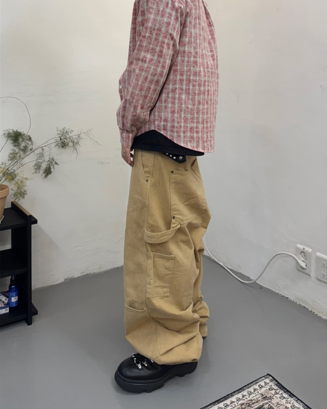 [41=260] 버버리 레더 트랙(트렉) 부츠 블랙 팝니다 상품이미지2