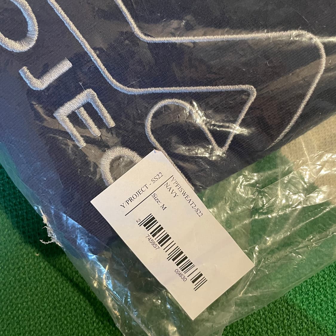 [M~XL] 와이프로젝트 X 휠라 컷오프 스웻셔츠 맨투맨 네이비 상품이미지5
