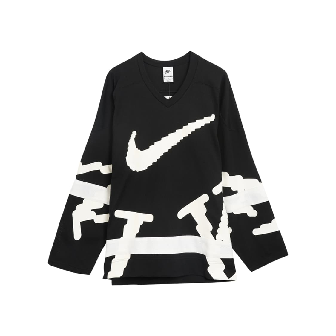 나이키 스포츠웨어 클럽 하키 저지 화이트 블랙 HV1138 010 상품이미지1