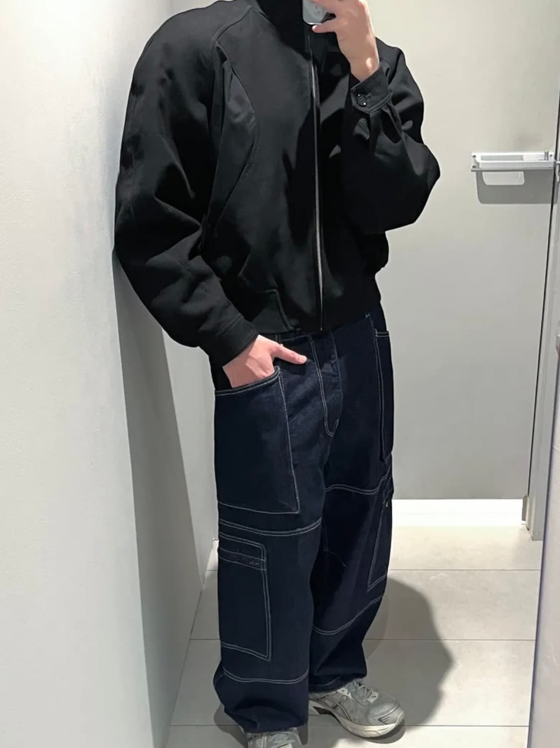 인사일런스 크롭 자켓 M 상품이미지2