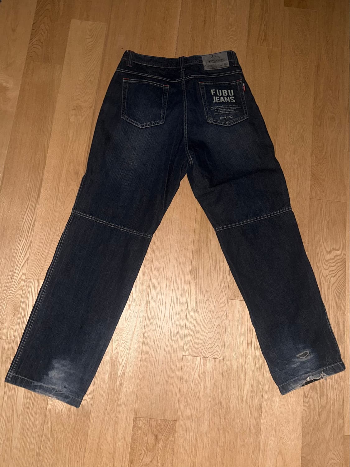 빈티지 와이드 스트릿 데님팬츠 상품이미지2