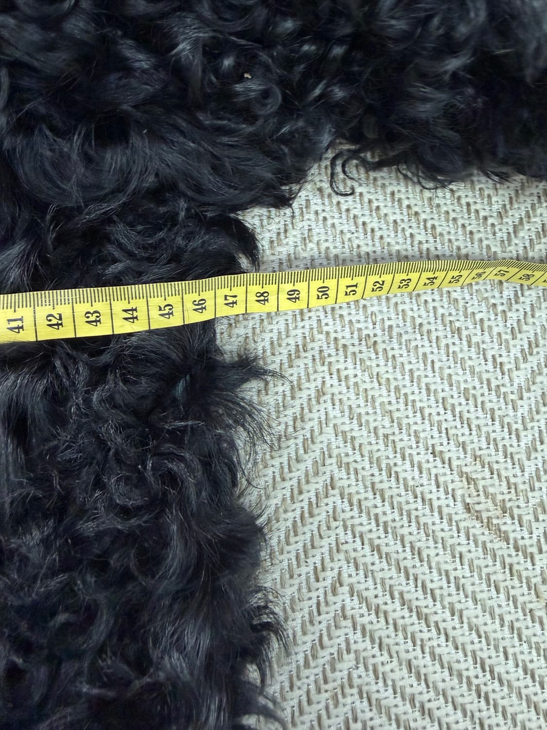 정품) maje 마쥬 블랙 리얼양털 자켓 1 상품이미지8