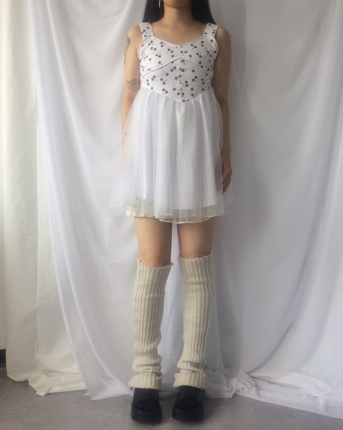 Cheri pattern point sha layered ballet m 상품이미지1