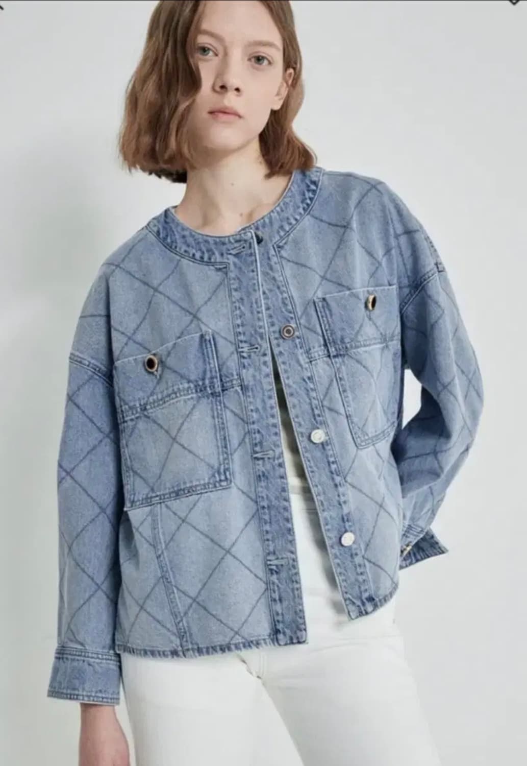 21년도 시스템 스티치 데님자켓  상품이미지1