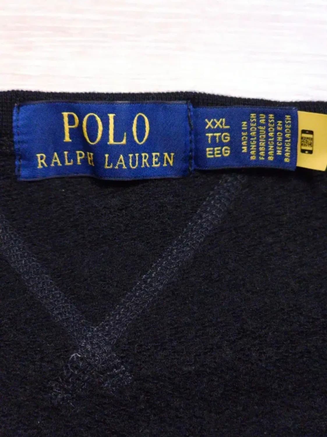 폴로 랄프로렌 RL 플리스 스웨트 셔츠 맨투맨 2XL 블랙 상품이미지4