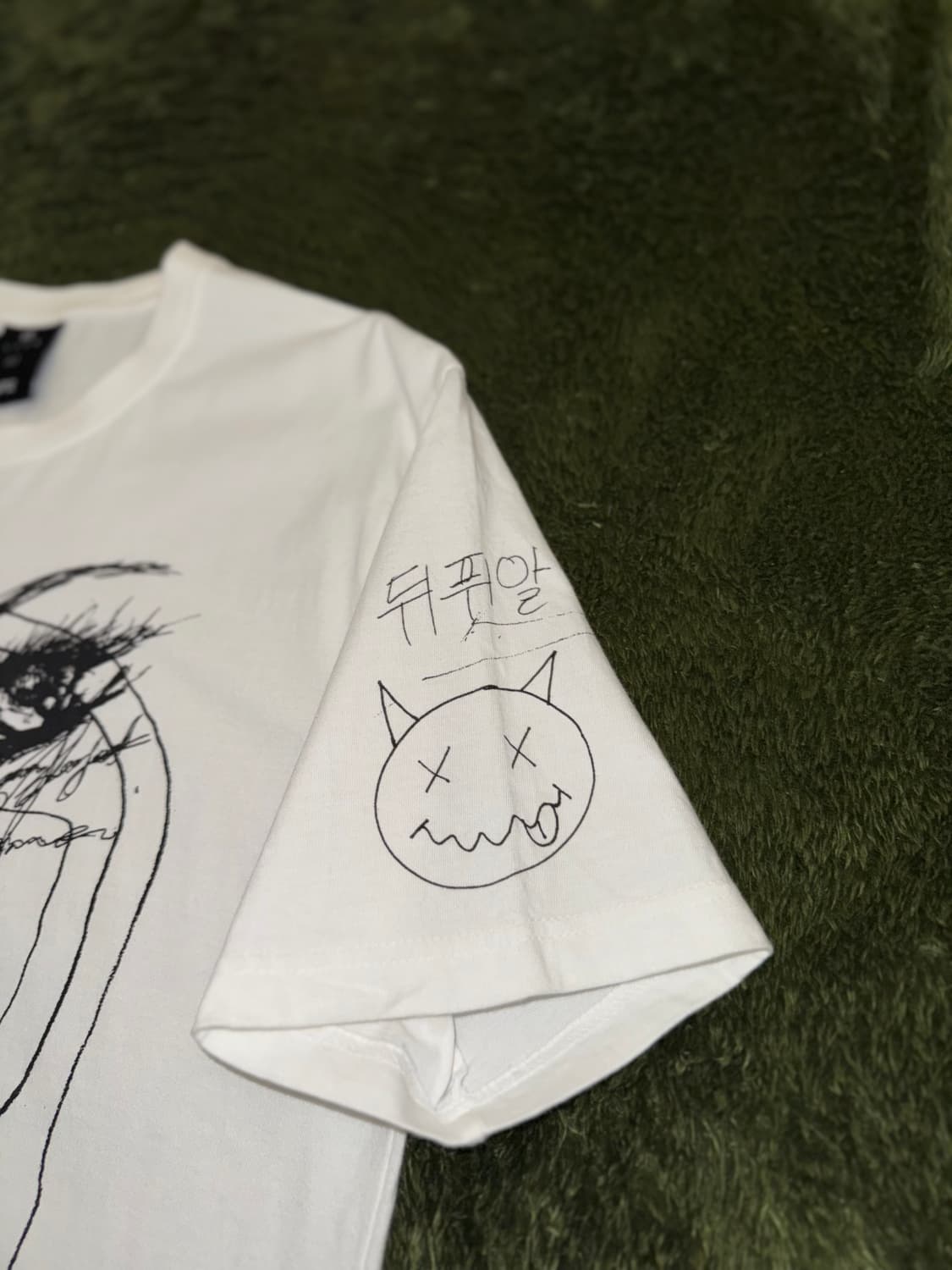 [L] IISE X DPR 이세 디피알 콜라보 티셔츠 화이트 상품이미지5