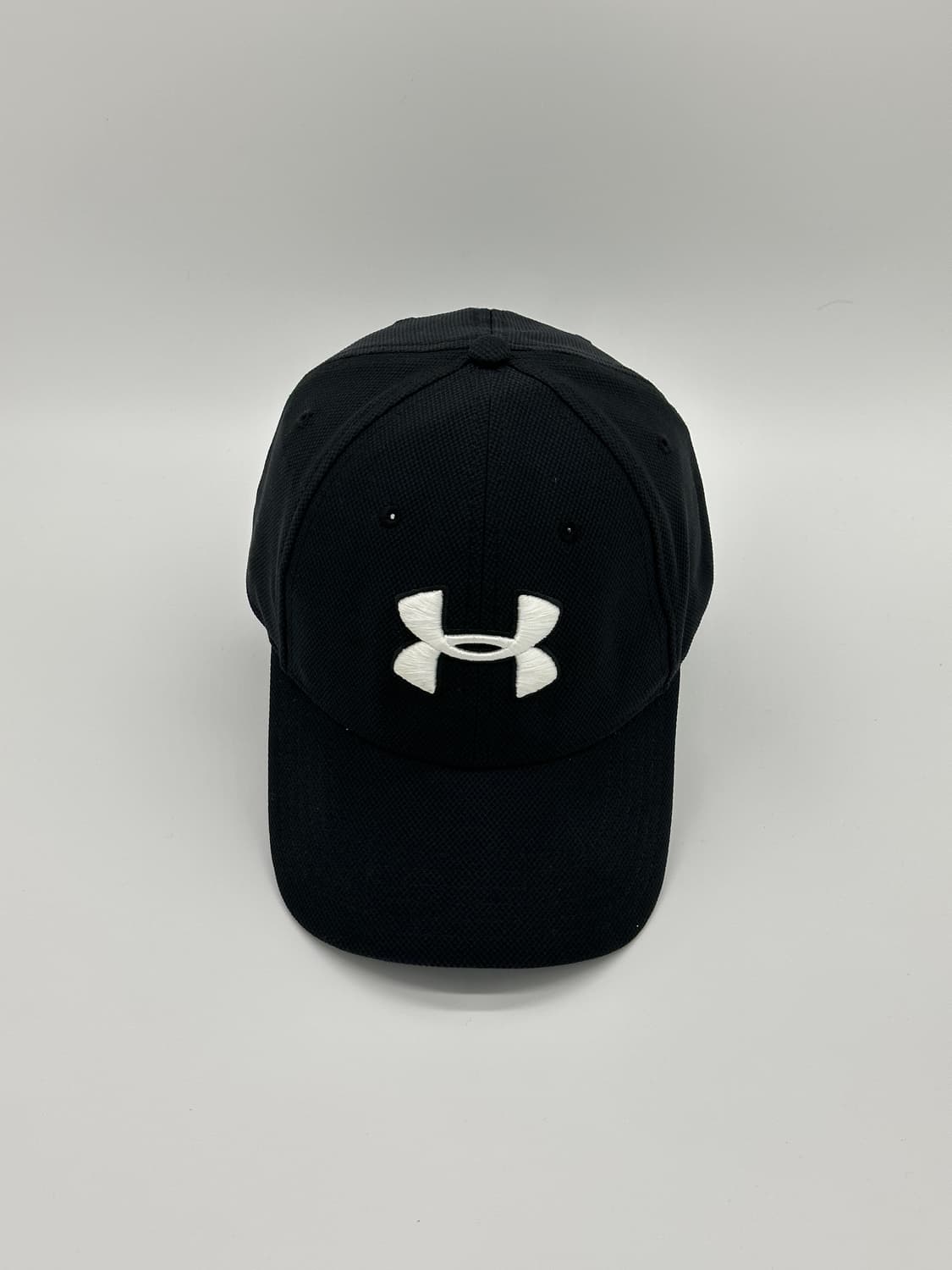 [L] 언더아머 로고 메쉬 볼캡 모자 상품이미지1