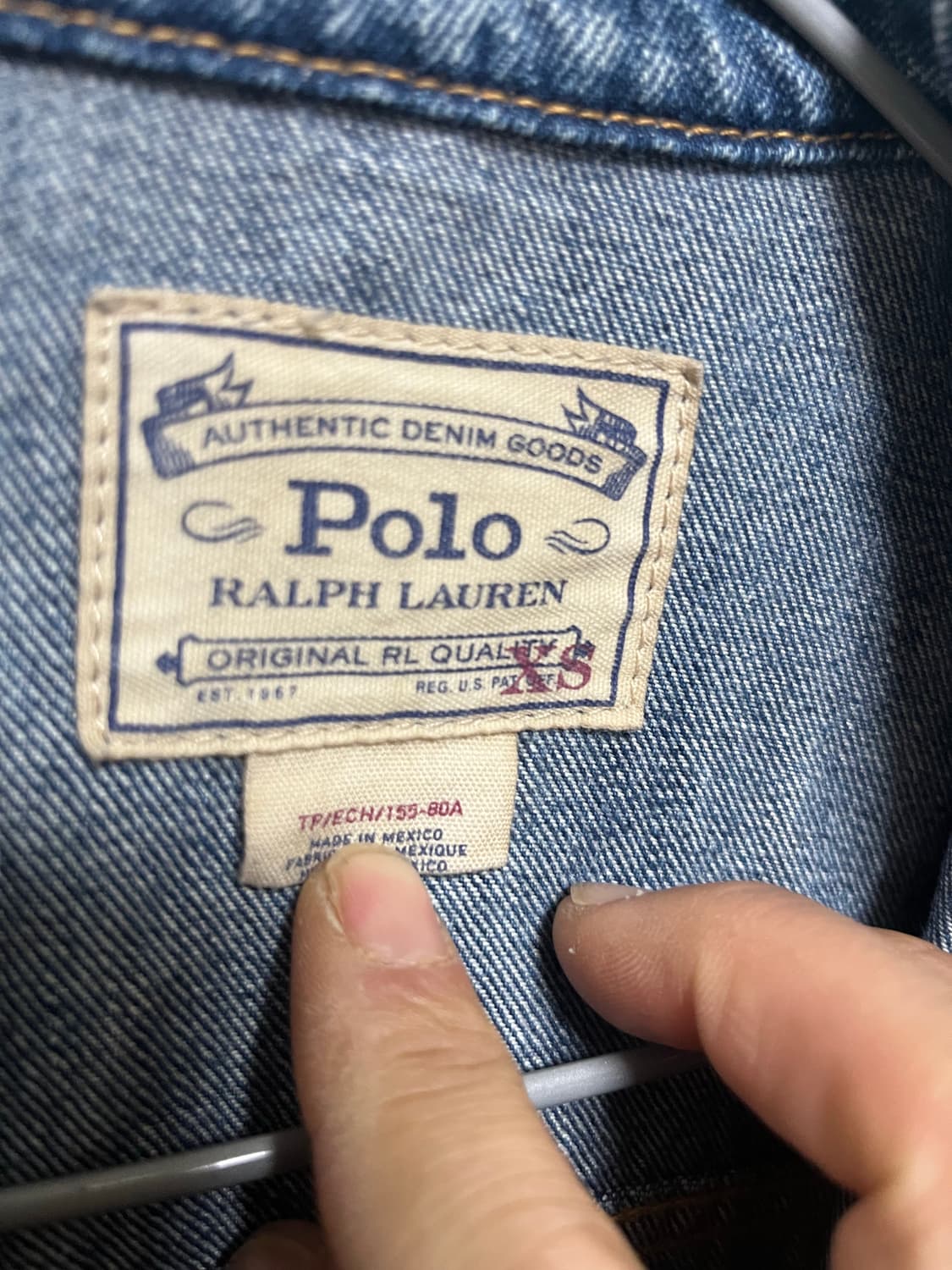 폴로 랄프로렌 데님 자켓 청자켓 상품이미지4