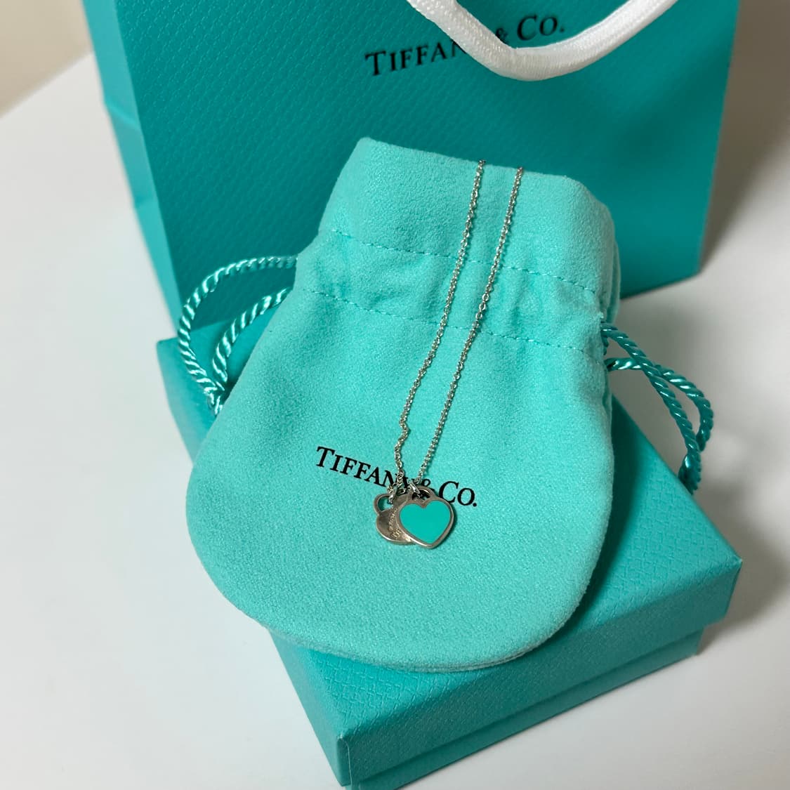 [무료배송]티파니앤코 더블하트 하목걸이 상품이미지2