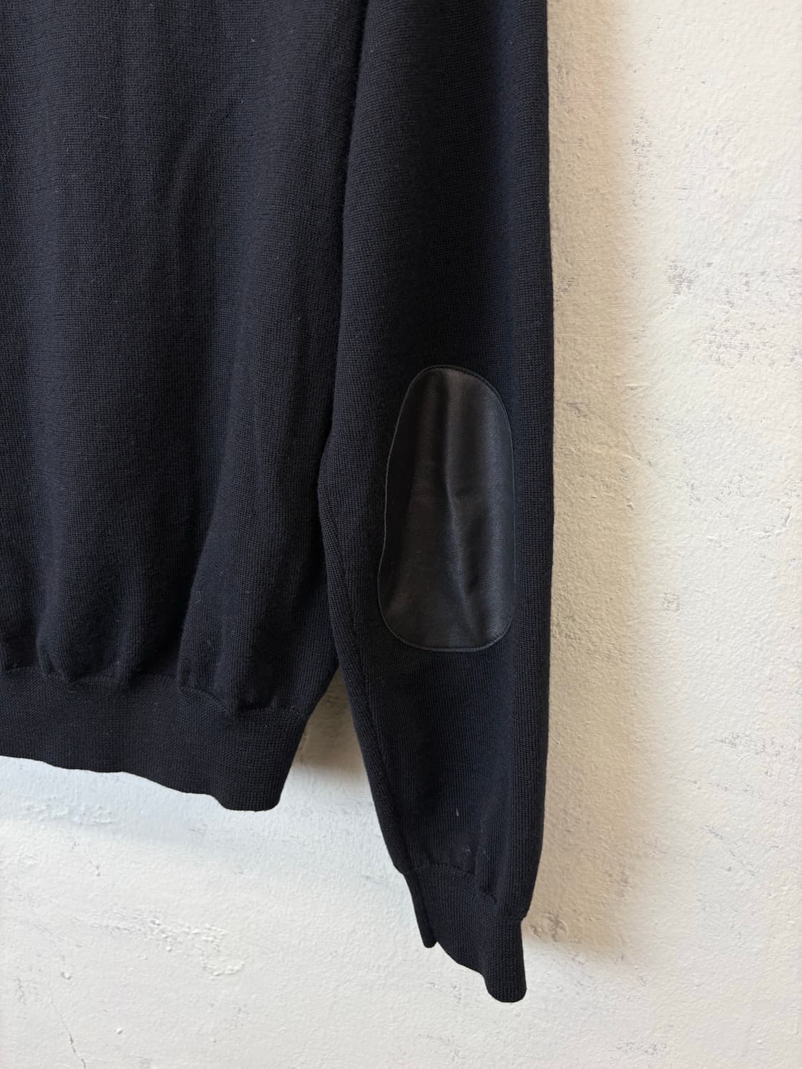 폴로랄프로렌 빈티지 암패치 메리노울 니트 블랙 상품이미지4