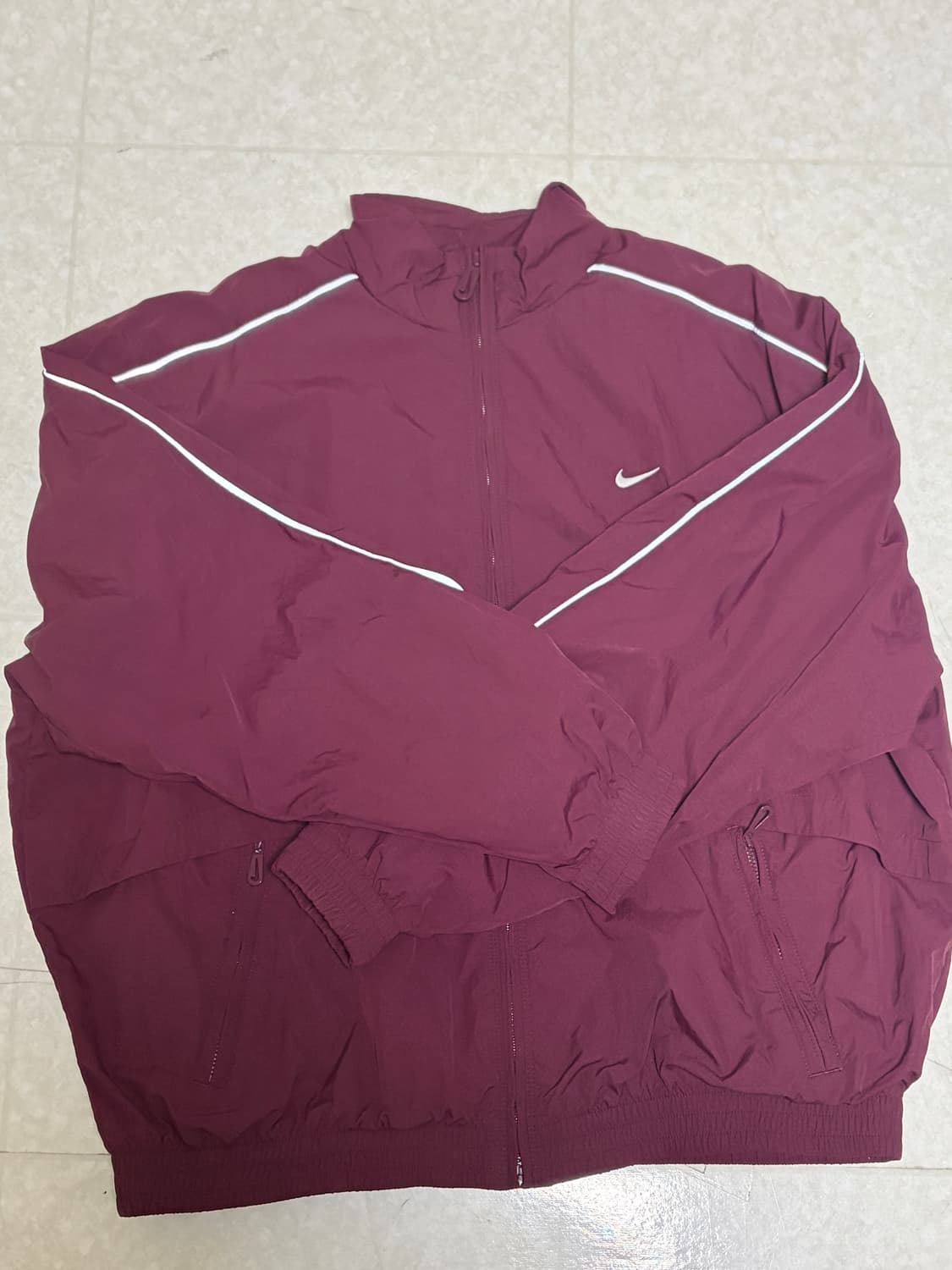 나이키 트랙자켓 마룬 상품이미지2