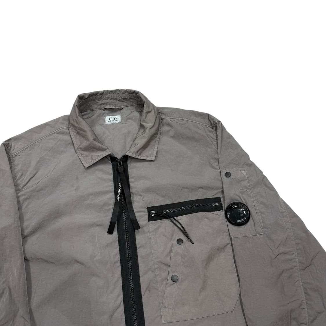 CP컴퍼니 나일론 오버셔츠 자켓 그레이 L 100 상품이미지2