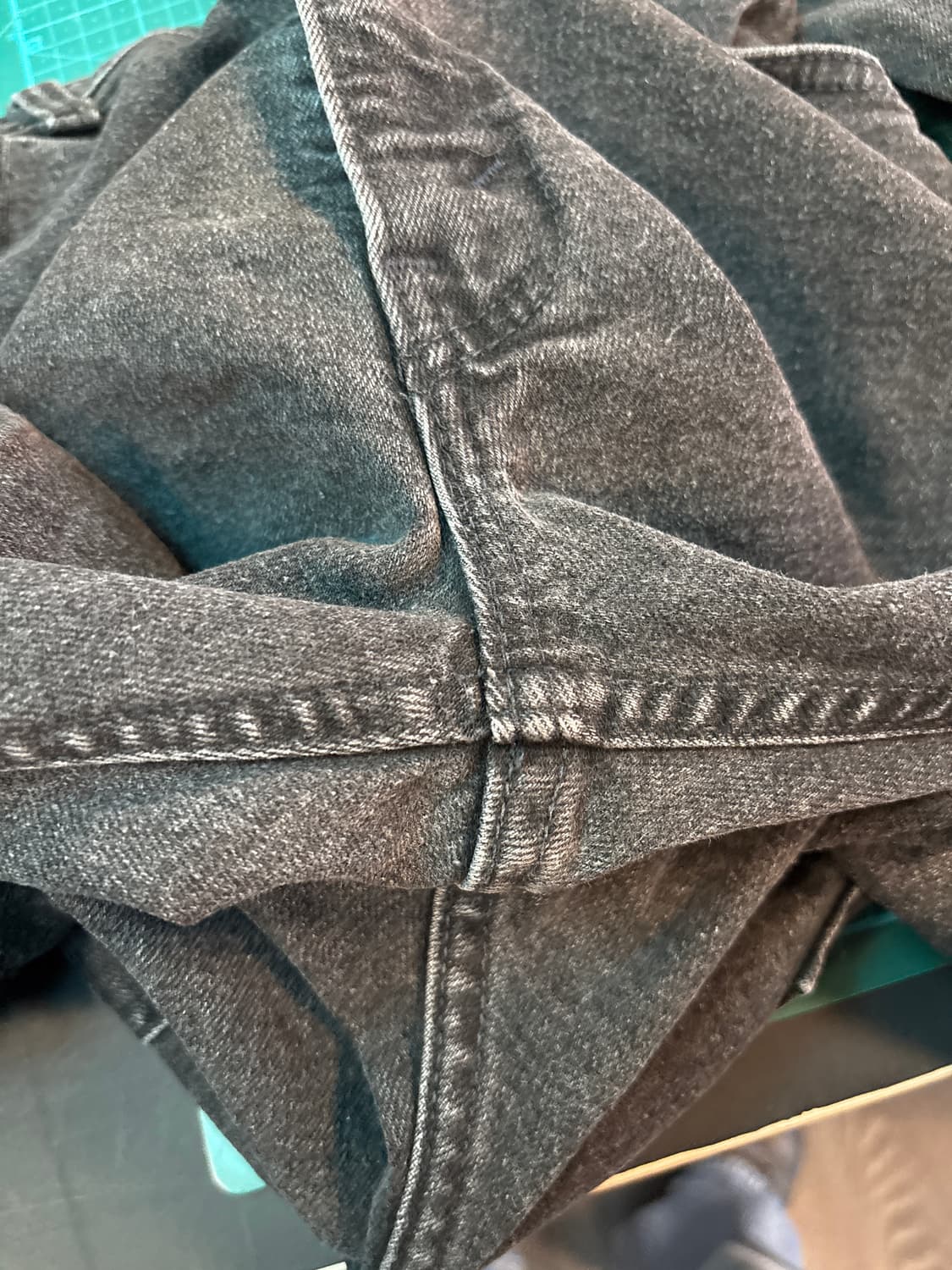 [38/34] USA 🇺🇸 리바이스 517 오렌지 탭 흑청 블랙 상품이미지10