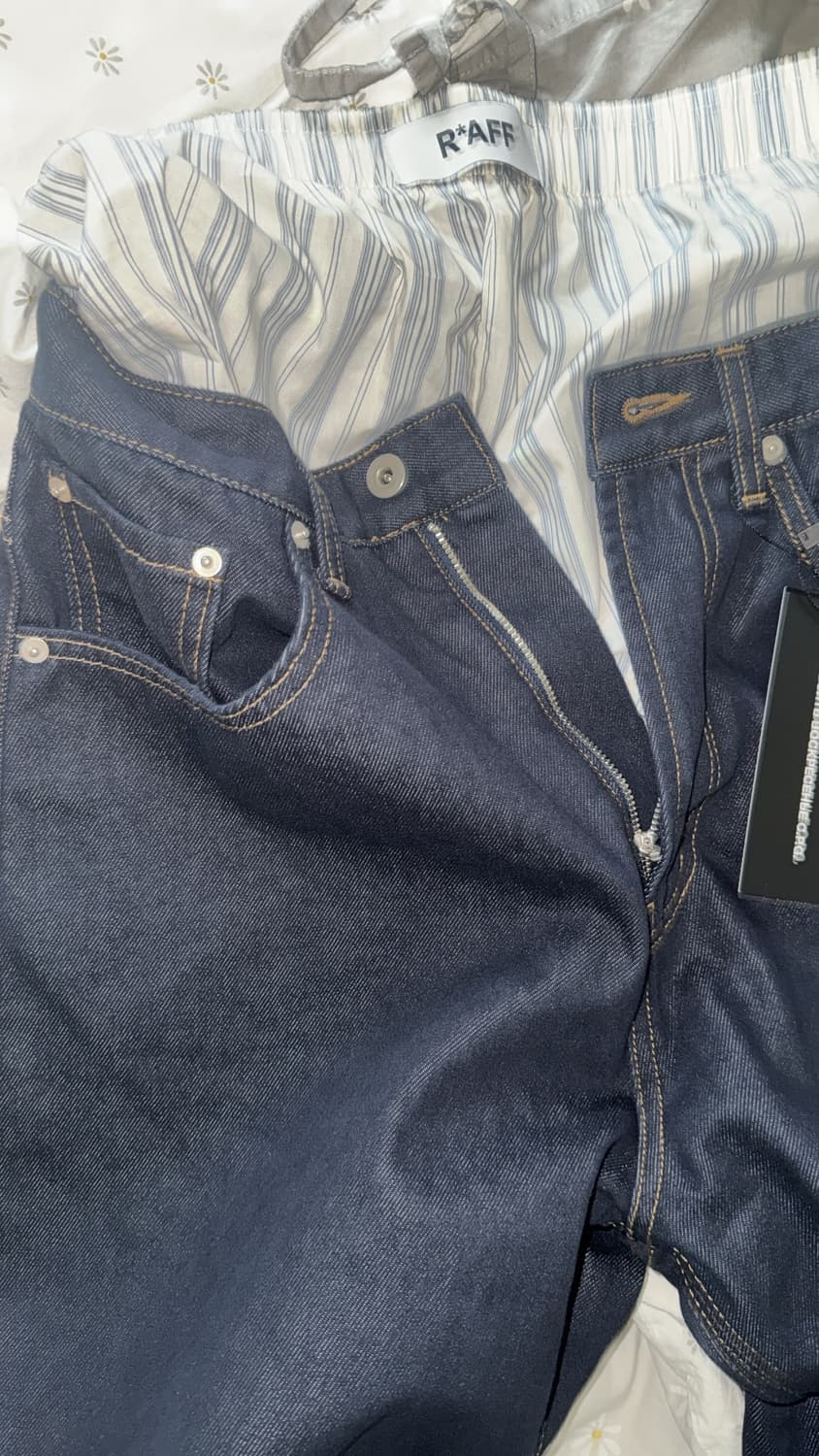 선데이오프클럽 Layered R*AFF Waistband Denim 상품이미지3