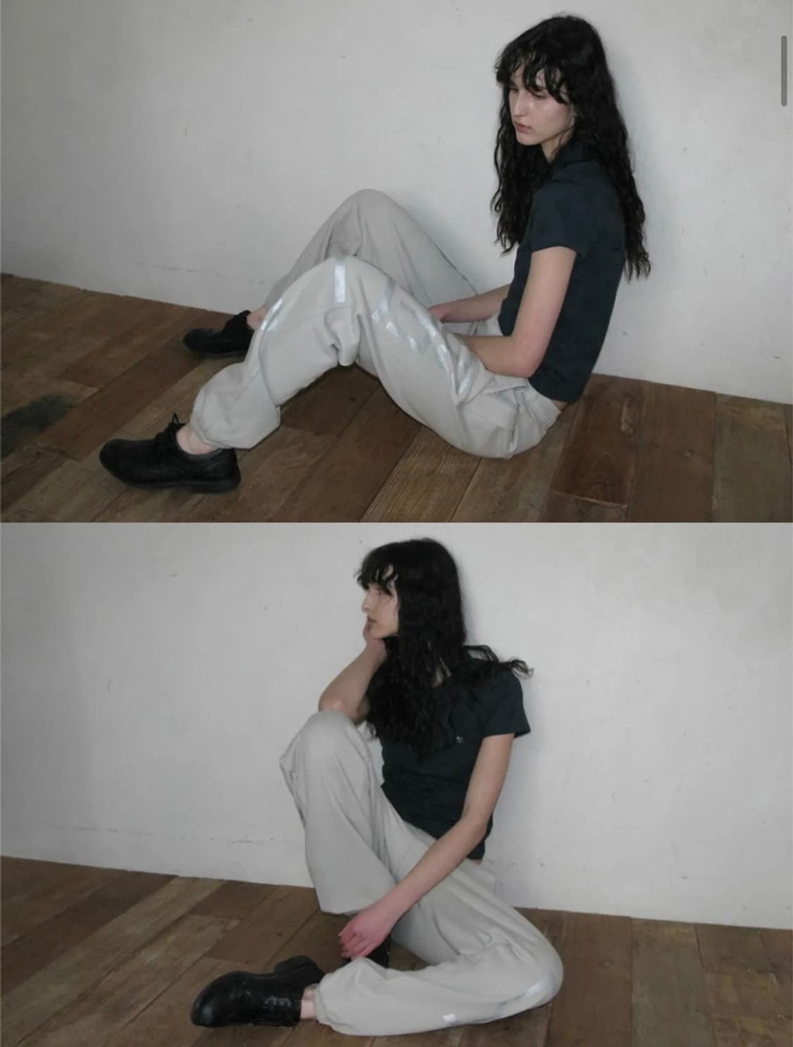 파르티멘토 벨라 76 프린티드 스웻팬츠 (에크루) 상품이미지1