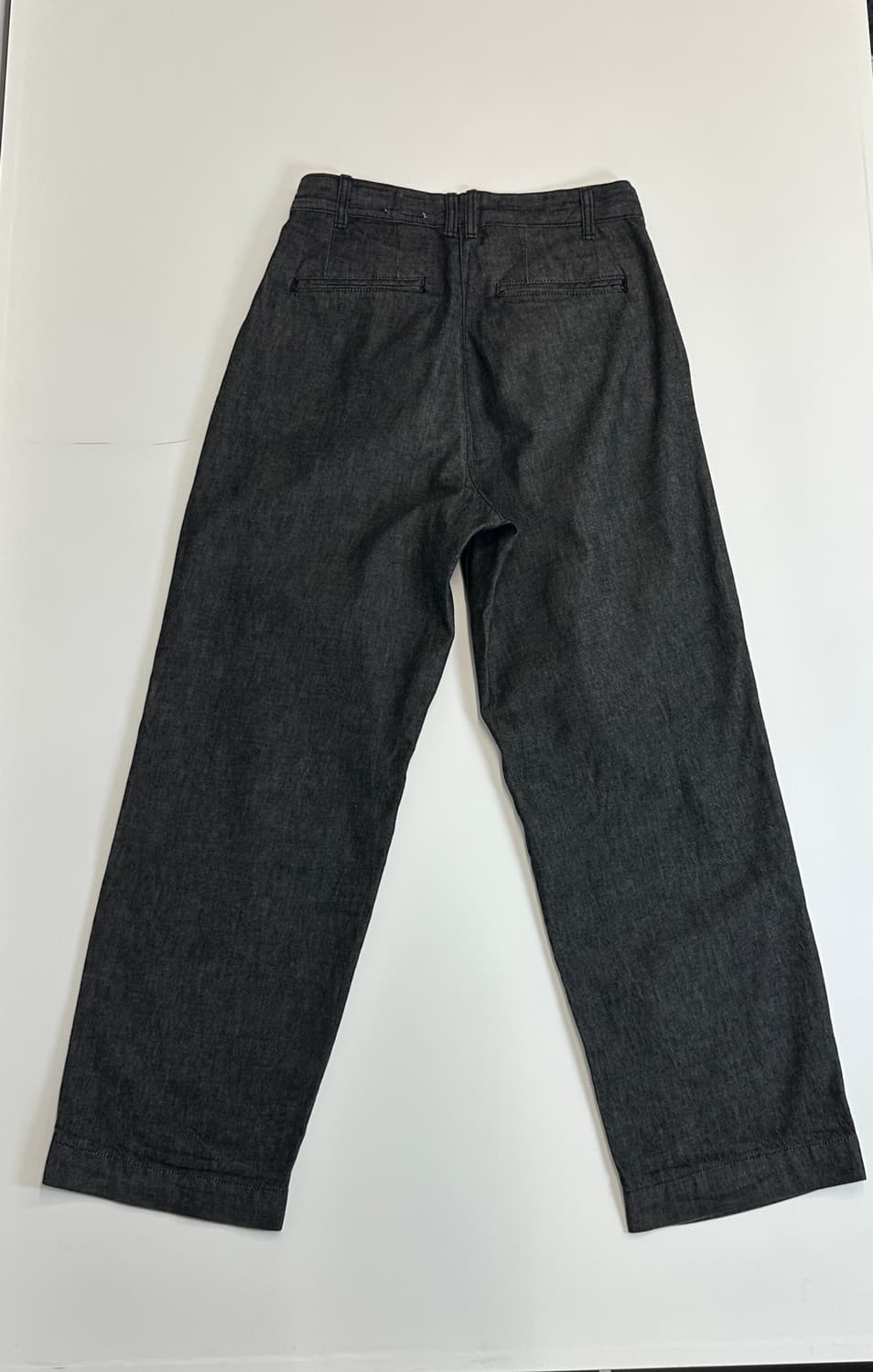홀리선 핀턱 인디고 와이드루즈핏 데님 팬츠 s  상품이미지4