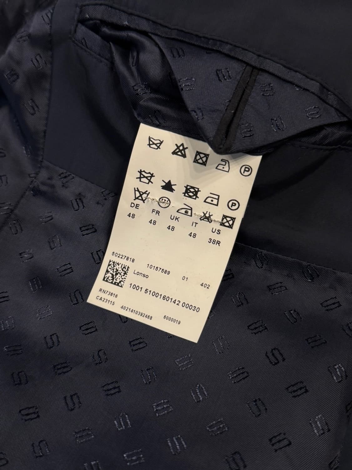 휴고보스 셀렉션 체스터필드 코트 100 상품이미지8