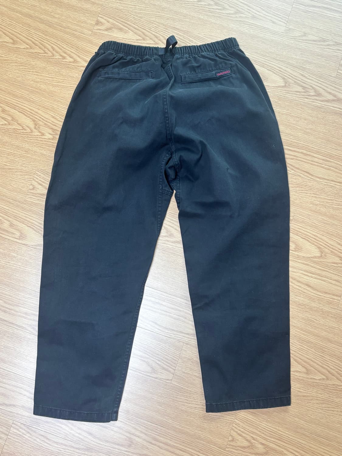 그라미치 루즈테이퍼드팬츠 M 블랙 상품이미지2