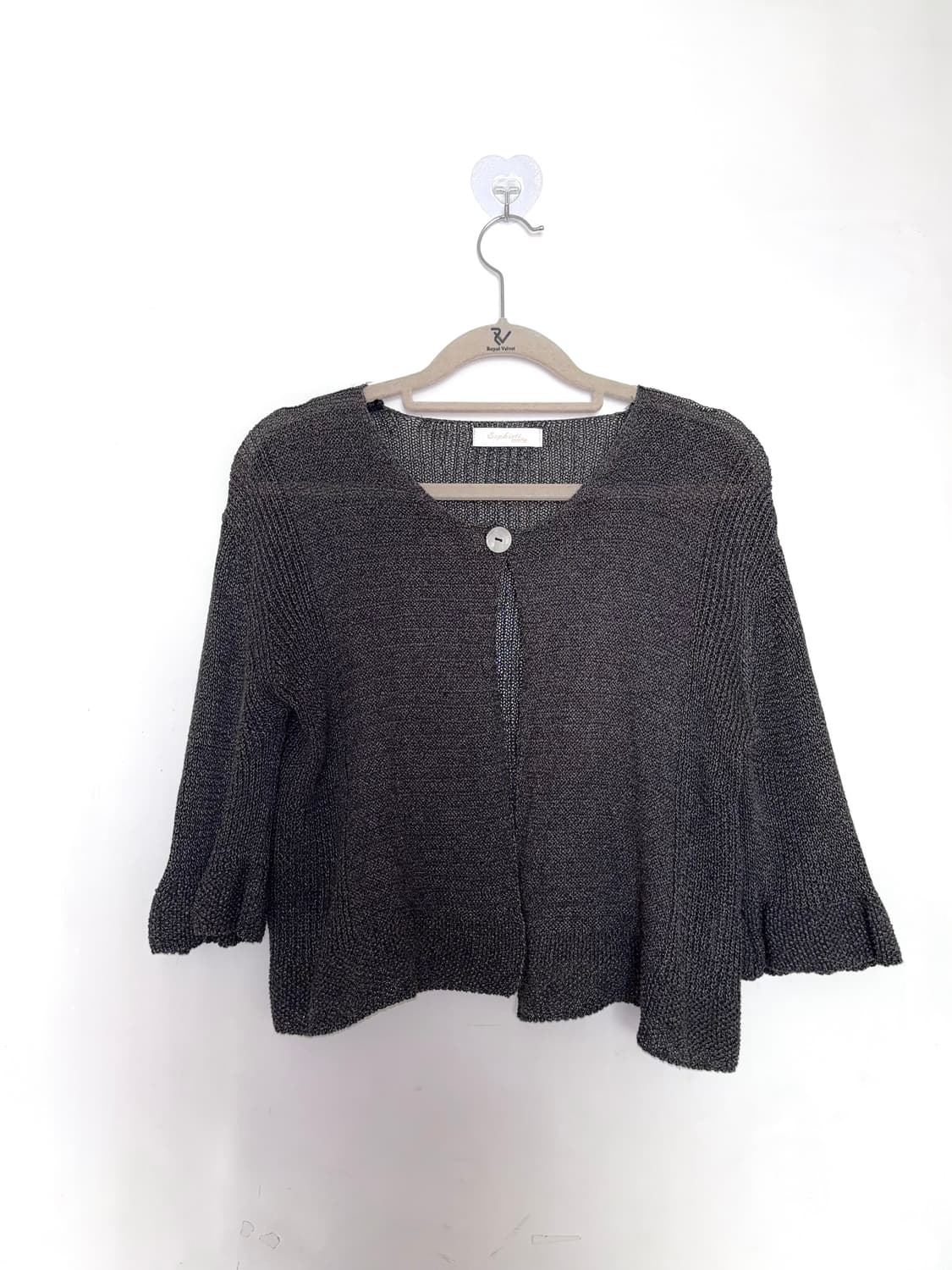 사와코 케이프 니트가디건 상품이미지4