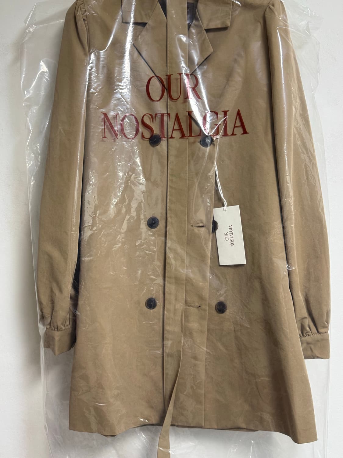 아우어노스텔지아 트렌치 원피스 새상품 (214000원) 상품이미지10