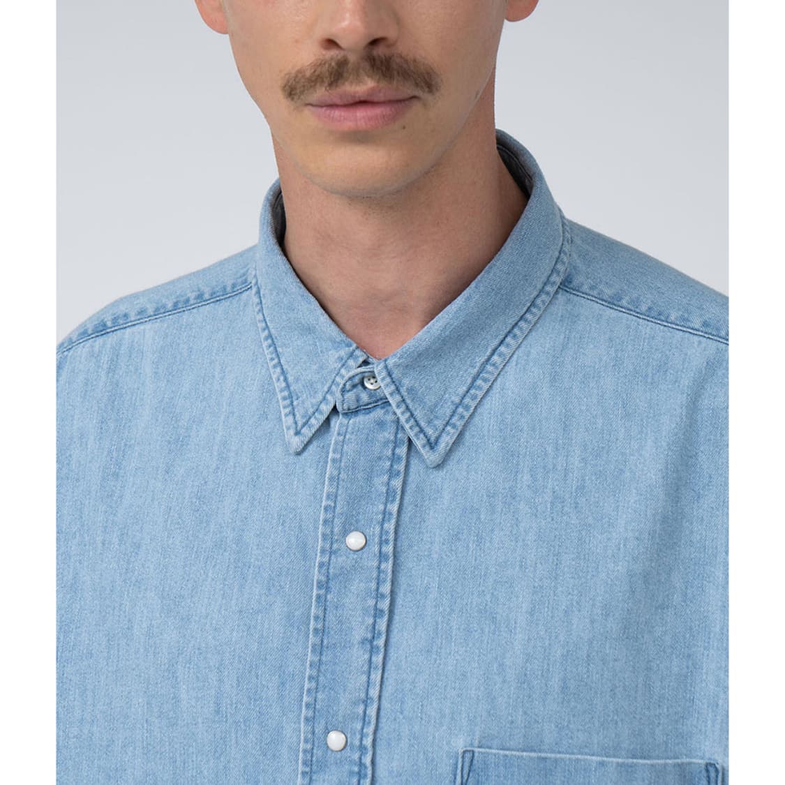 nanamica Light Denim Shirt 상품이미지3