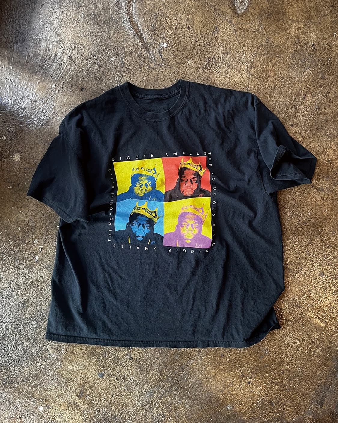 Vintage Biggie Smalls Pop Art Tee 상품이미지1