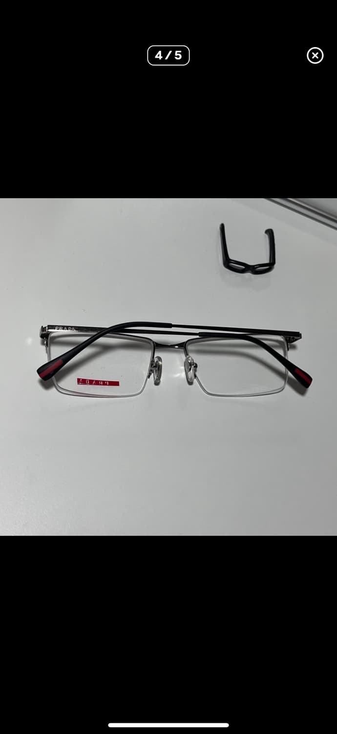 프라다 긱시크 무테안경 상품이미지4